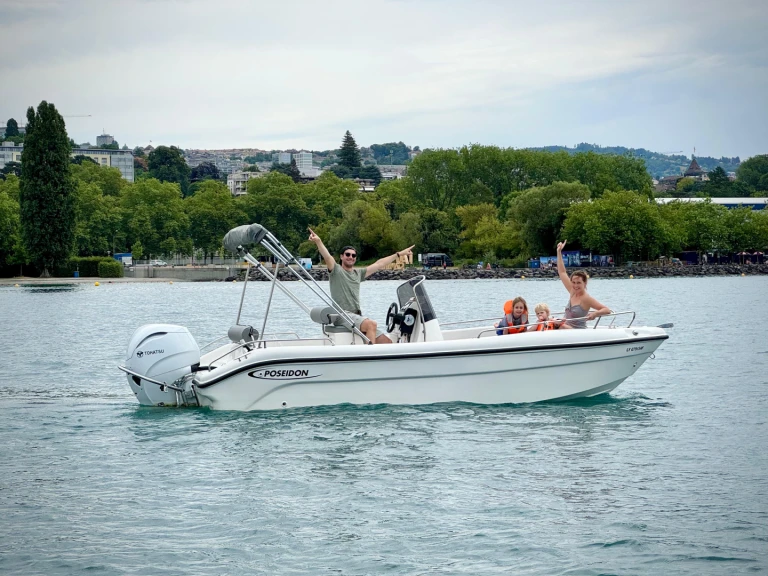 Poseidon BLU WATER 185 a louer à Meillerie