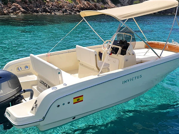 Location Bateau à moteur Invictus  avec permis