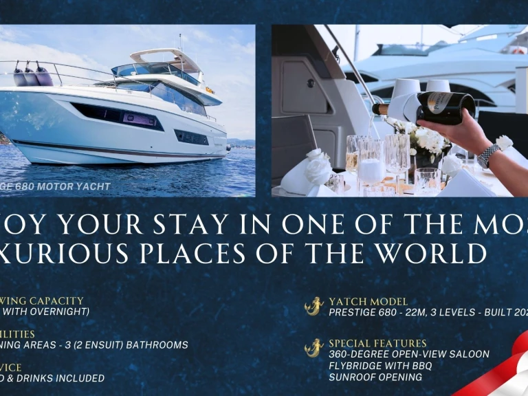 Location à Monaco - Prestige Yachts 680 sur SamBoat