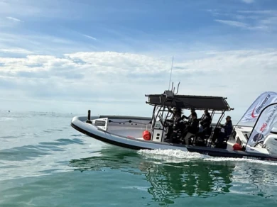 Searib's 9.60 PRO charter bareboat or skippered in  Arzon