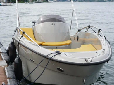 Clear Aries Open L charter bareboat or skippered in  Angera