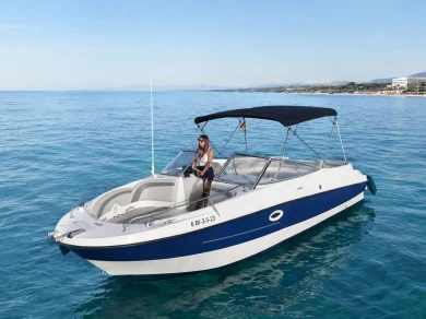 Alquiler Lancha Bayliner con o sin  título de navegación