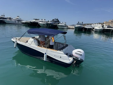 Jeanneau Cap Camarat 6.5 WA charter bareboat or captained in  Ibiza (Ville)