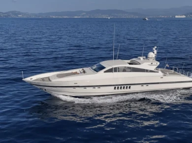 Cantieri di Arno Leopard 27 charter bareboat or skippered in  Port Grimaud