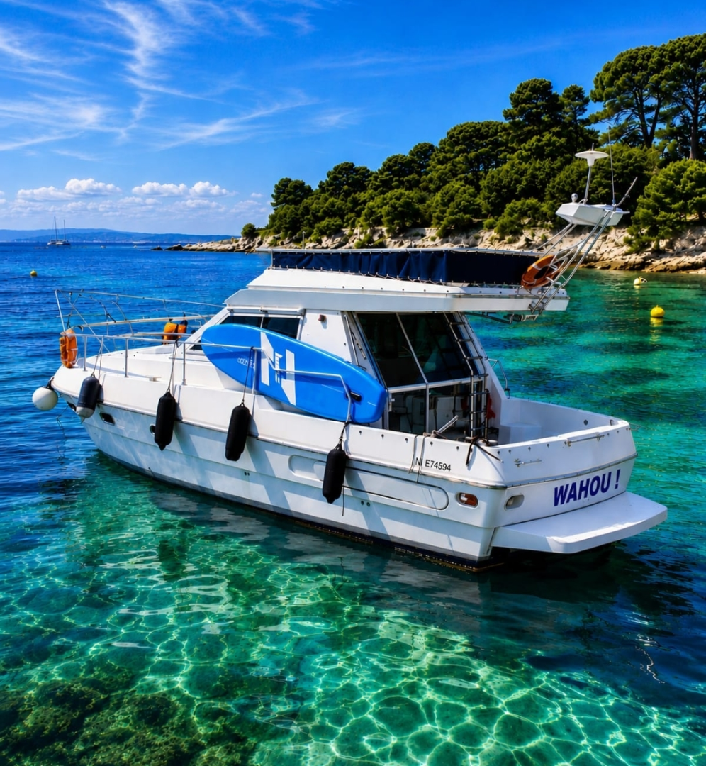 Location Bateau à moteur à Cannes - Ferretti 34