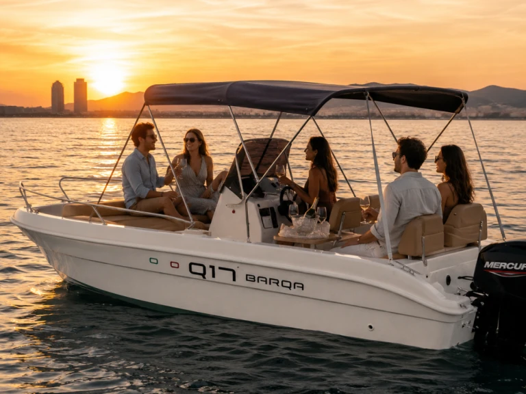Location Bateau à moteur Barqa avec permis