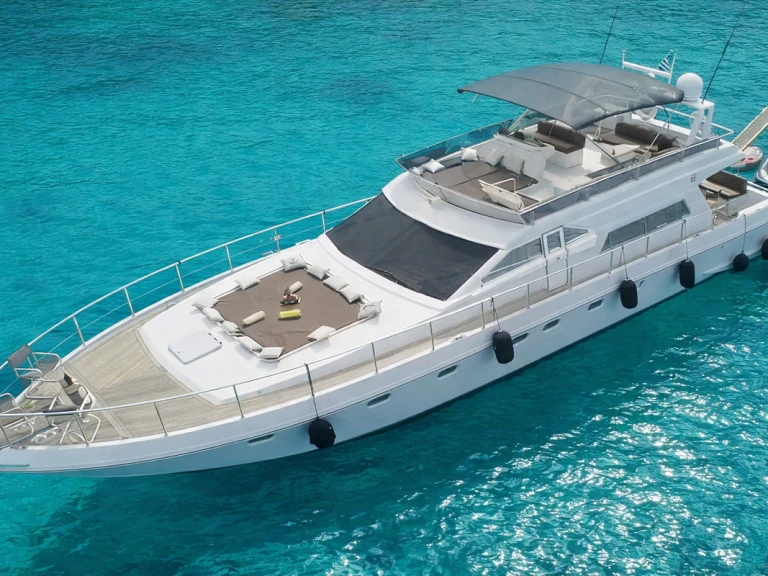 Location bateau Mykonos (Ville) pas cher Ferretti Yachts 58