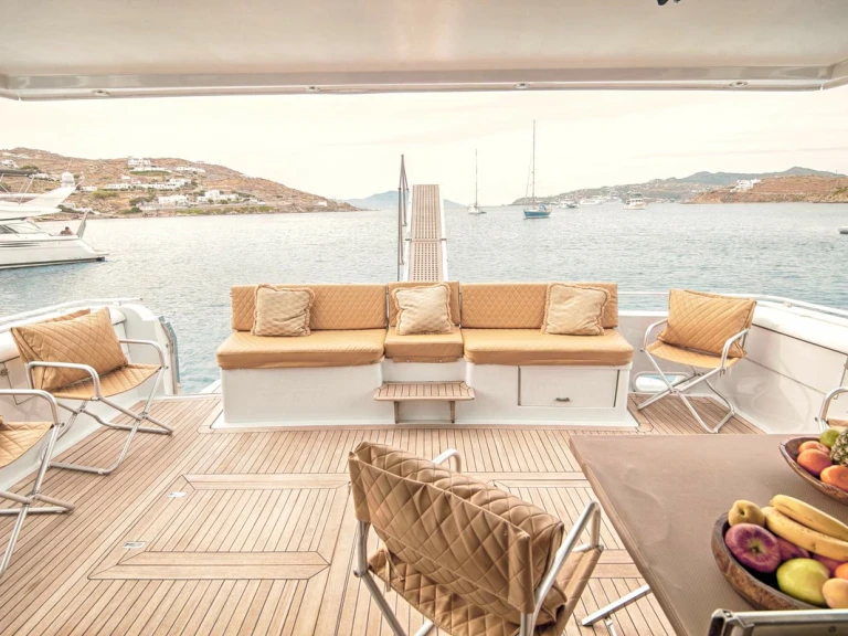 Location bateau Ferretti Ferretti Yachts 58 à Mykonos (Ville) sur Samboat
