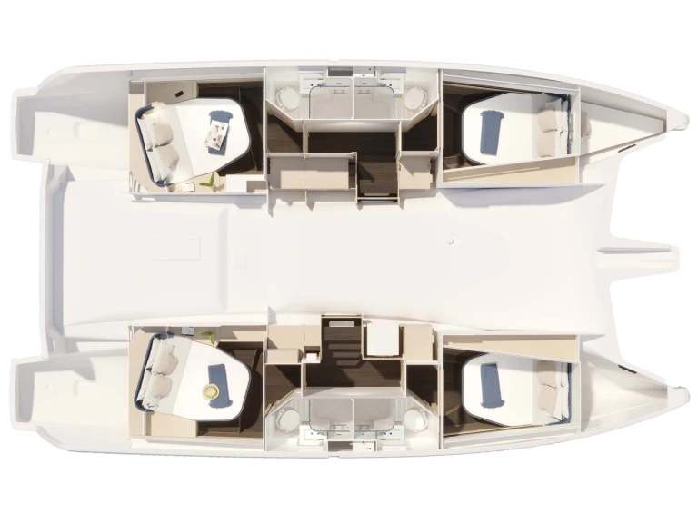Fountaine Pajot FP 44 /6 cab a louer à Néa Péramos