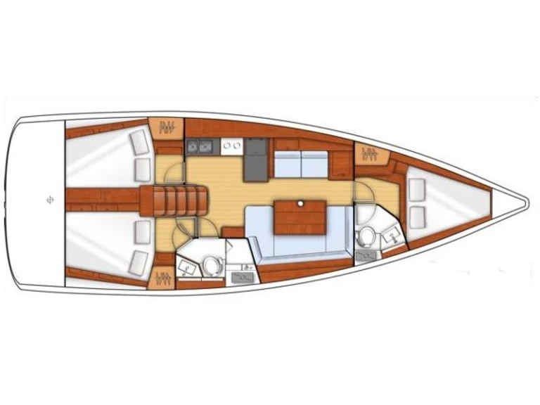 Location bateau Gouviá pas cher Oceanis 41 /3cab