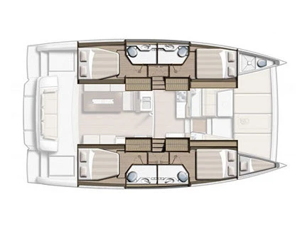 Location Catamaran à Volos - Bali Bali 4.2 CAT/5 cab