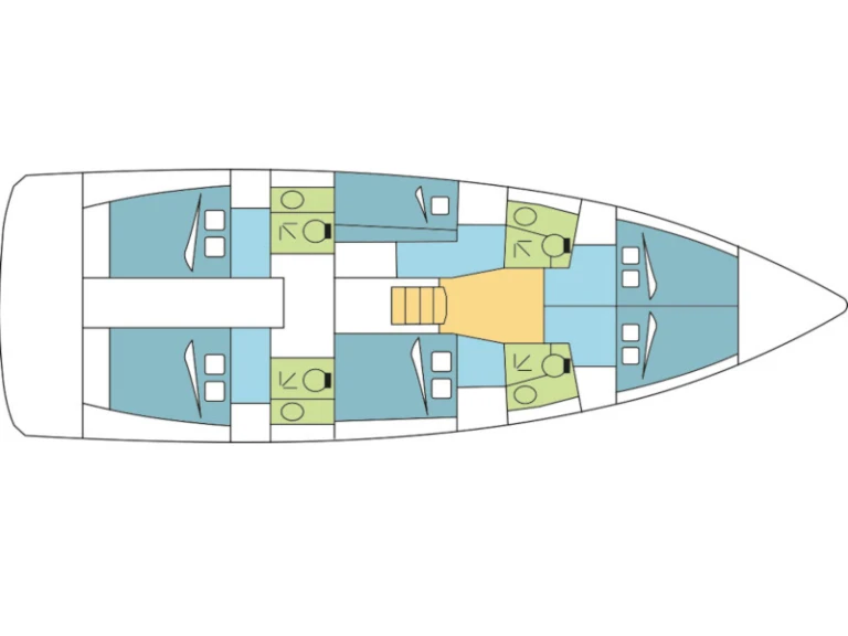 Location à Tivat - Jeanneau Sun Loft 47 /7cab sur SamBoat