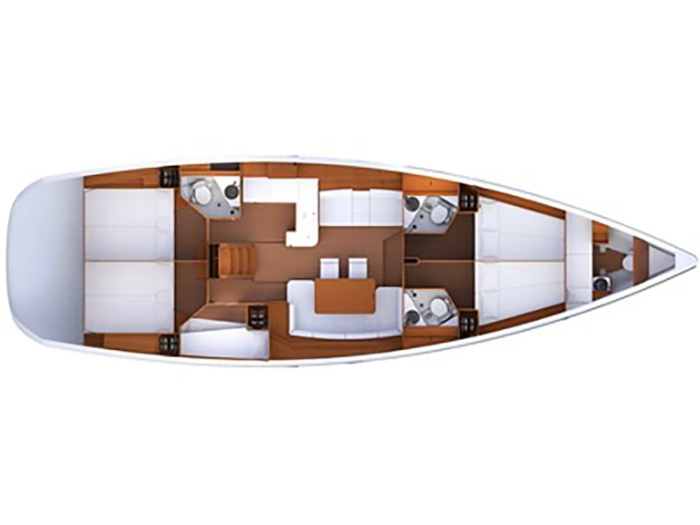 Location bateau Jeanneau Jeanneau 53 /6cab à Kalkara sur Samboat