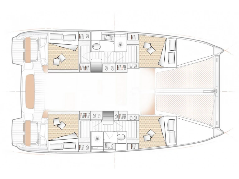 Catamaran à louer à Tivat au meilleur prix