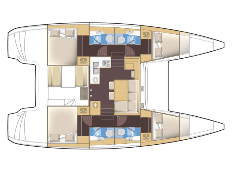 Catamaran à louer à Gouviá au meilleur prix