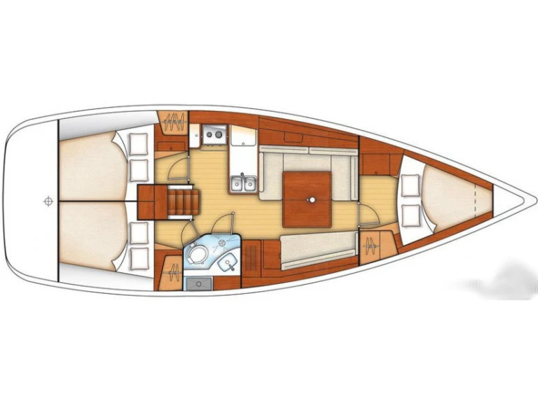 Location Voilier à Lefkáda - Bénéteau OCEANIS  37 (3CAB)