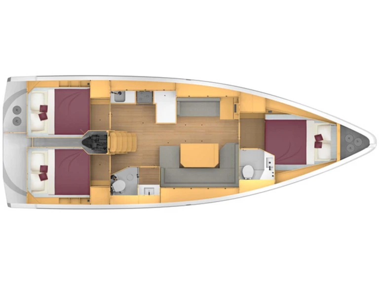 Location bateau Bavaria Bavaria C42 /3cab à Gouviá sur Samboat