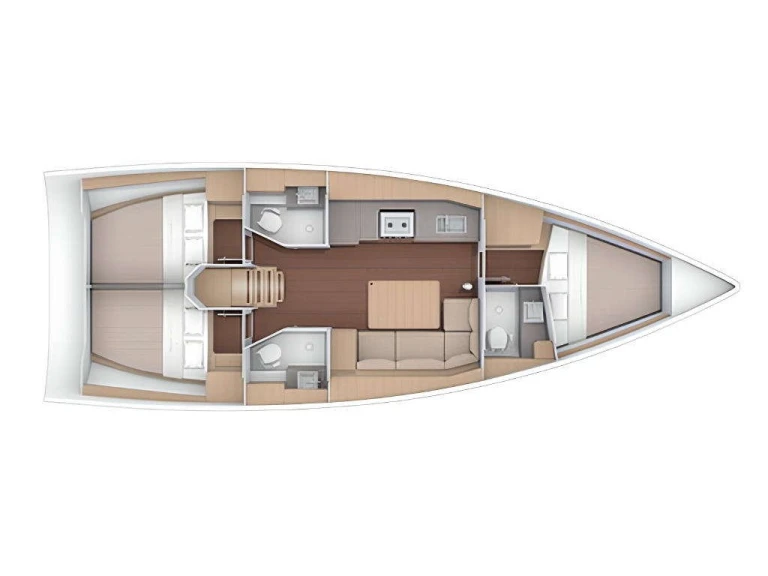 Location bateau Lefkáda pas cher Dufour 390 (3WC) /3cab