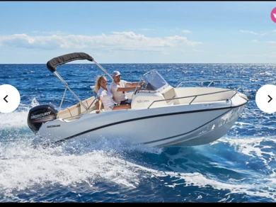 Quicksilver Activ 535 Open charter bareboat or captained in  Mandelieu-la-Napoule