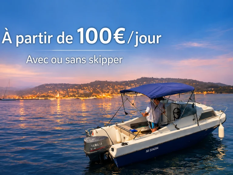 Location bateau Cannes pas cher Super Mistral