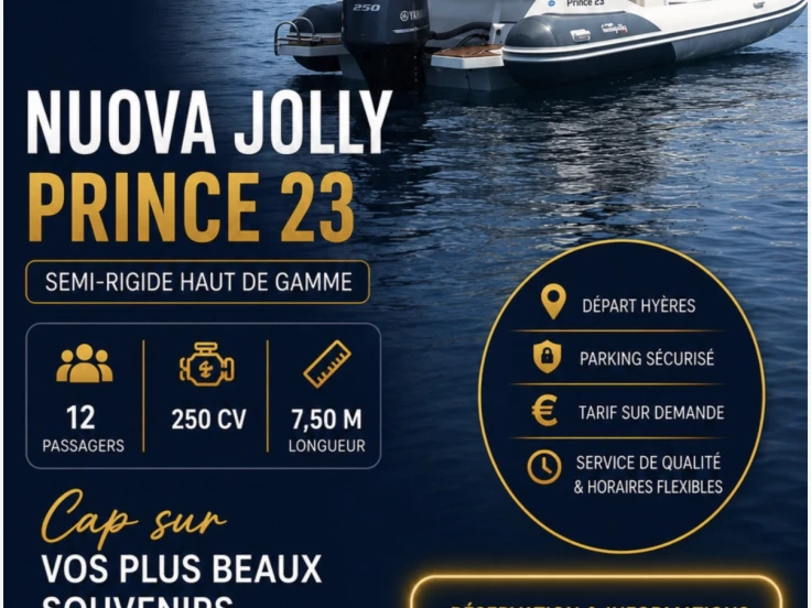 Nuova Jolly Prince 23 a louer à Hyères