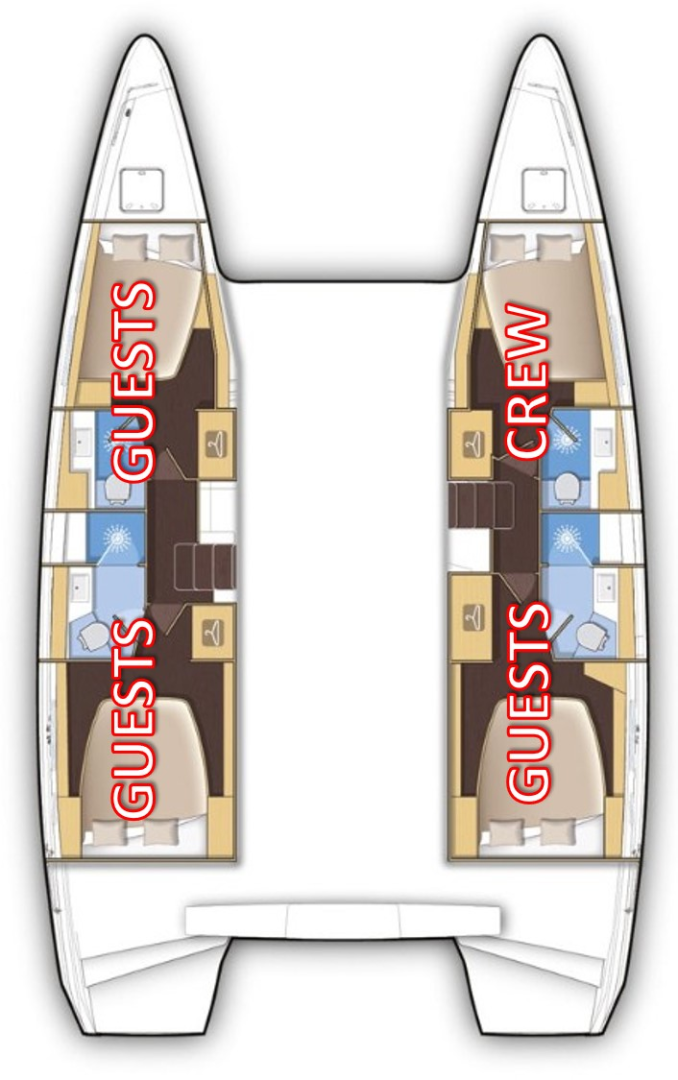 Location Catamaran à Kaštela - Lagoon Lagoon 42