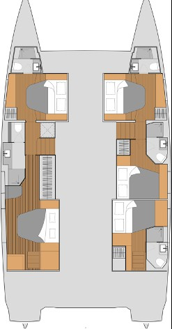 Location Catamaran à Saint-Raphaël - Fountaine Pajot Aura 51