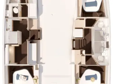 Location Catamaran Fountaine Pajot avec permis