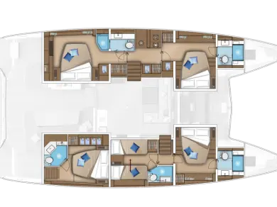 Location Catamaran à Cannes - Lagoon Lagoon 52 F