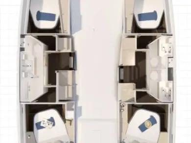 Location bateau Fountaine Pajot Fountaine Pajot FP 41 Quatuor 3 à Pula sur Samboat