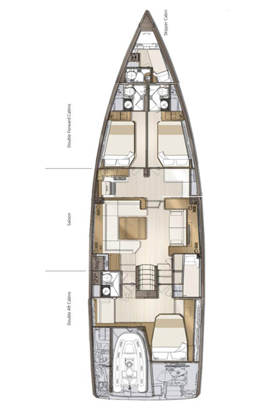 Location à Álimos - Jeanneau Jeanneau 60 sur SamBoat