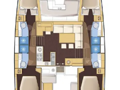 Location bateau Lagoon Lagoon 450 F à Álimos sur Samboat