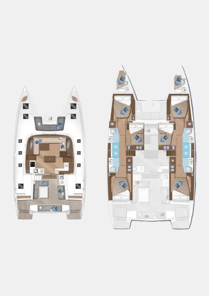 Louer Catamaran avec ou sans skipper Lagoon à Álimos