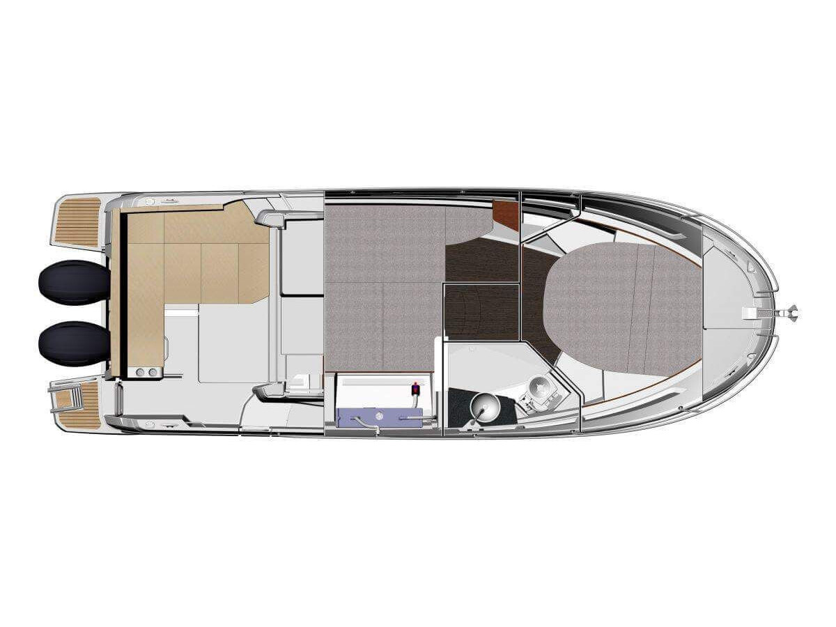 Location Bateau à moteur à Biograd na Moru - Jeanneau Merry Fisher 895