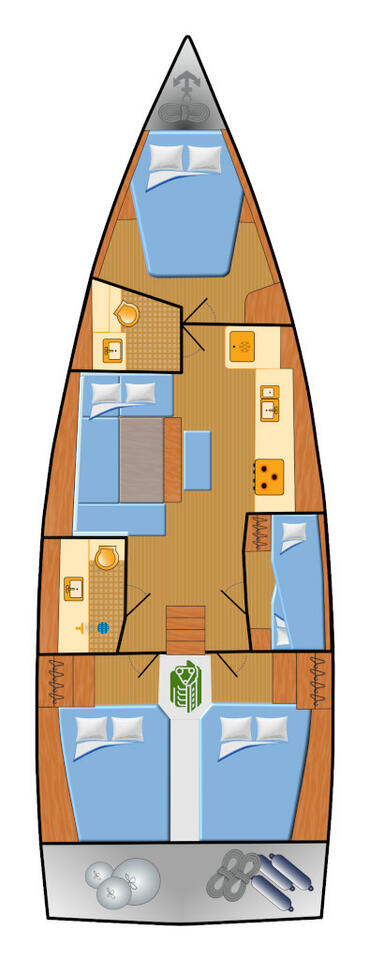 Location à Pula - Dufour Dufour 430 sur SamBoat