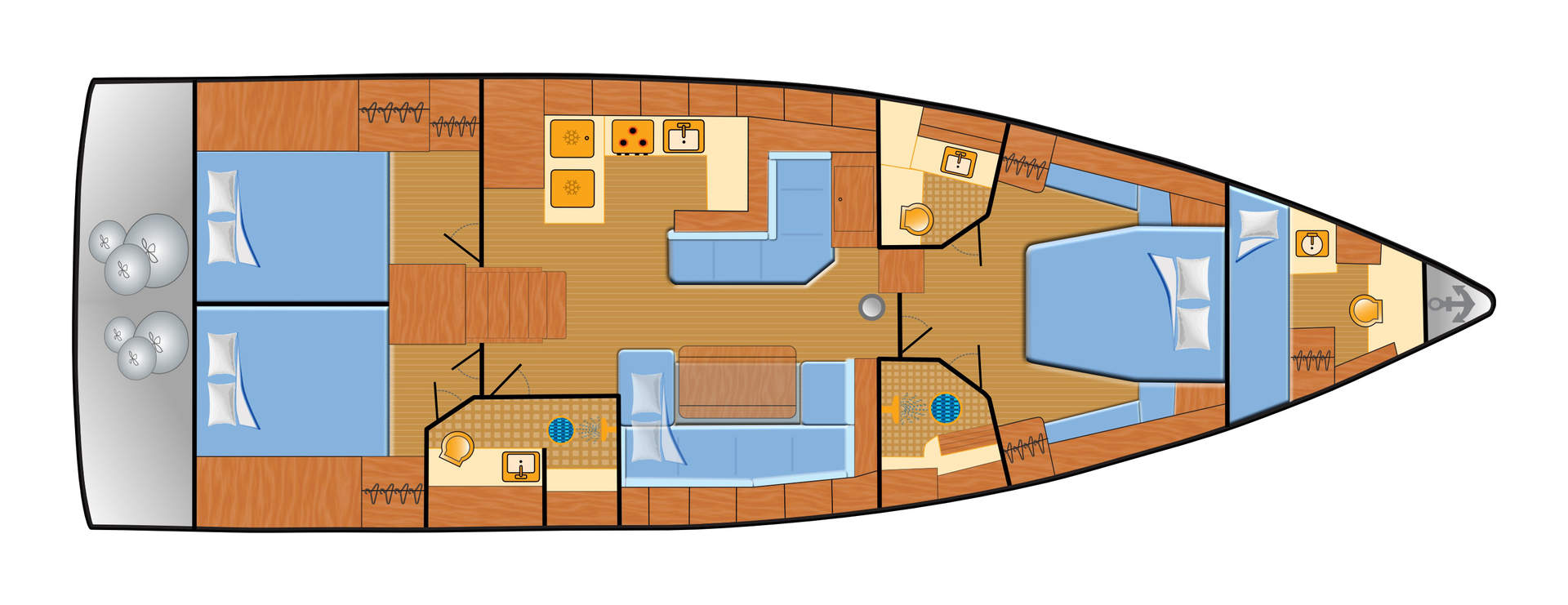 Location bateau Bénéteau Oceanis 51.1 à Rogoznica sur Samboat