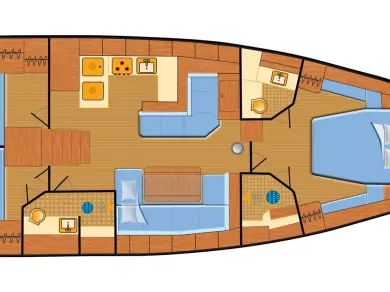 Location bateau Bénéteau Oceanis 51.1 à Rogoznica sur Samboat