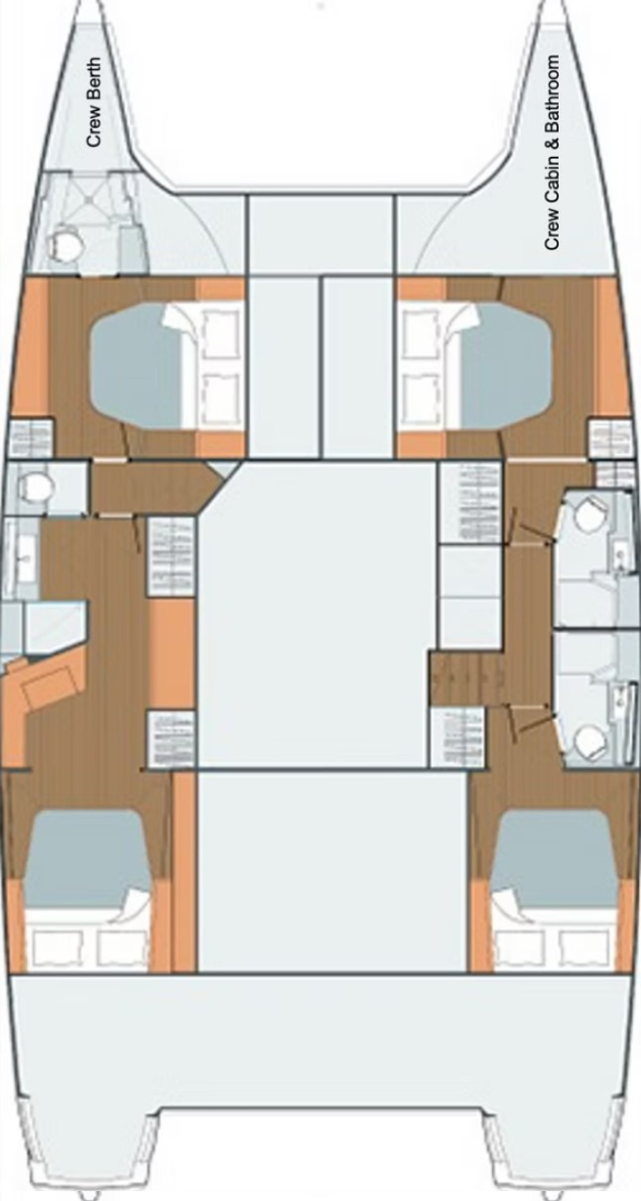 Louez un Fountaine Pajot Saba 50 à Ligia