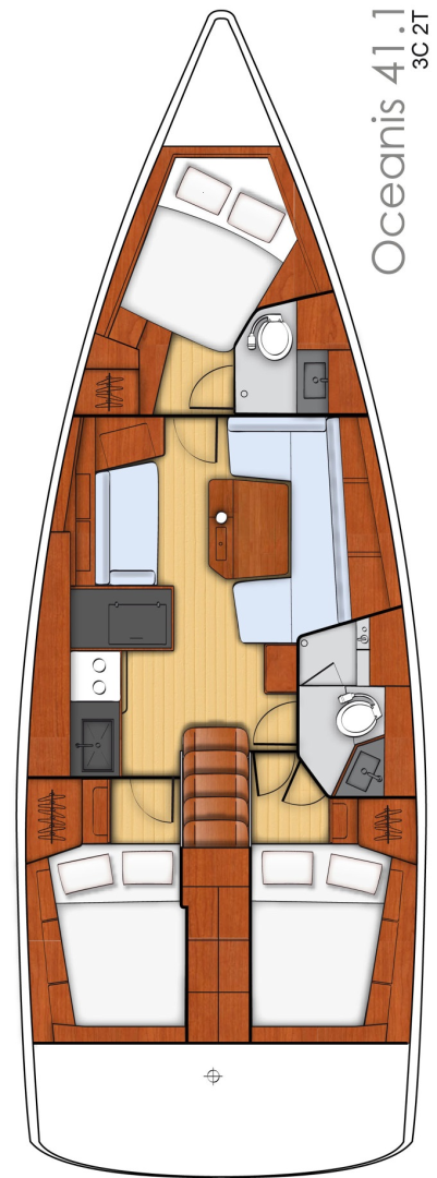 Bénéteau Oceanis 41.1 a louer à Split