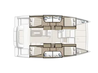 Location Catamaran à Páleros - Bali Bali 4.2