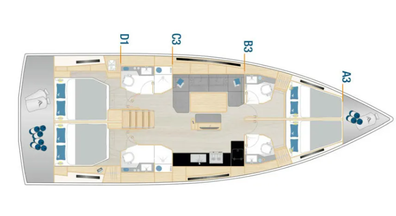 Location Voilier à Lávrio - Hanse Hanse 460