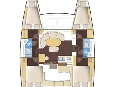 Location bateau Komolac pas cher Lagoon 380