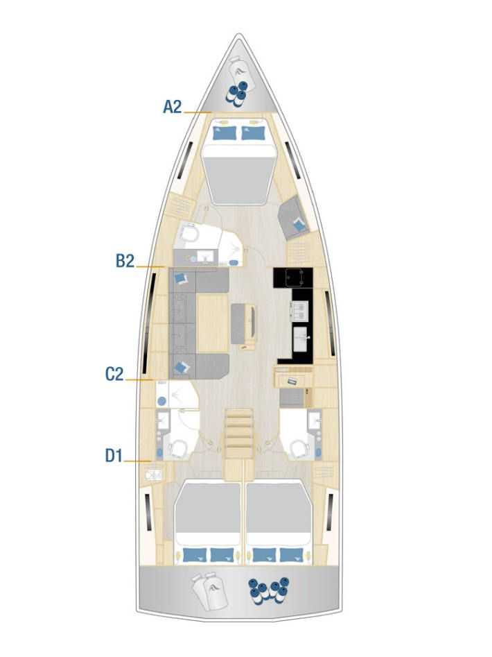 Louer Voilier avec ou sans skipper Hanse à Seget Donji