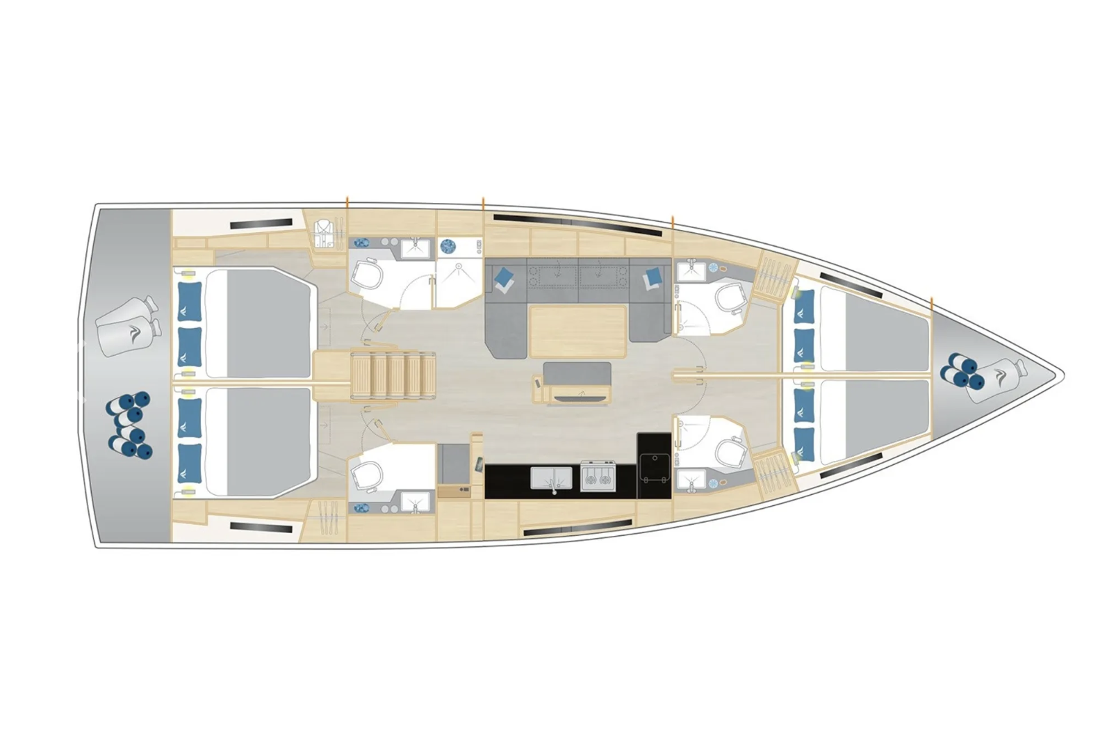Location bateau Hanse Hanse 460 à Pirovac sur Samboat
