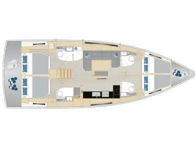 Location bateau Hanse Hanse 460 à Pirovac sur Samboat
