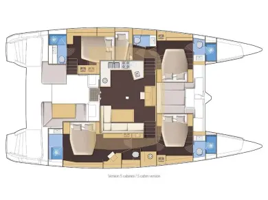 Location Catamaran Lagoon avec permis