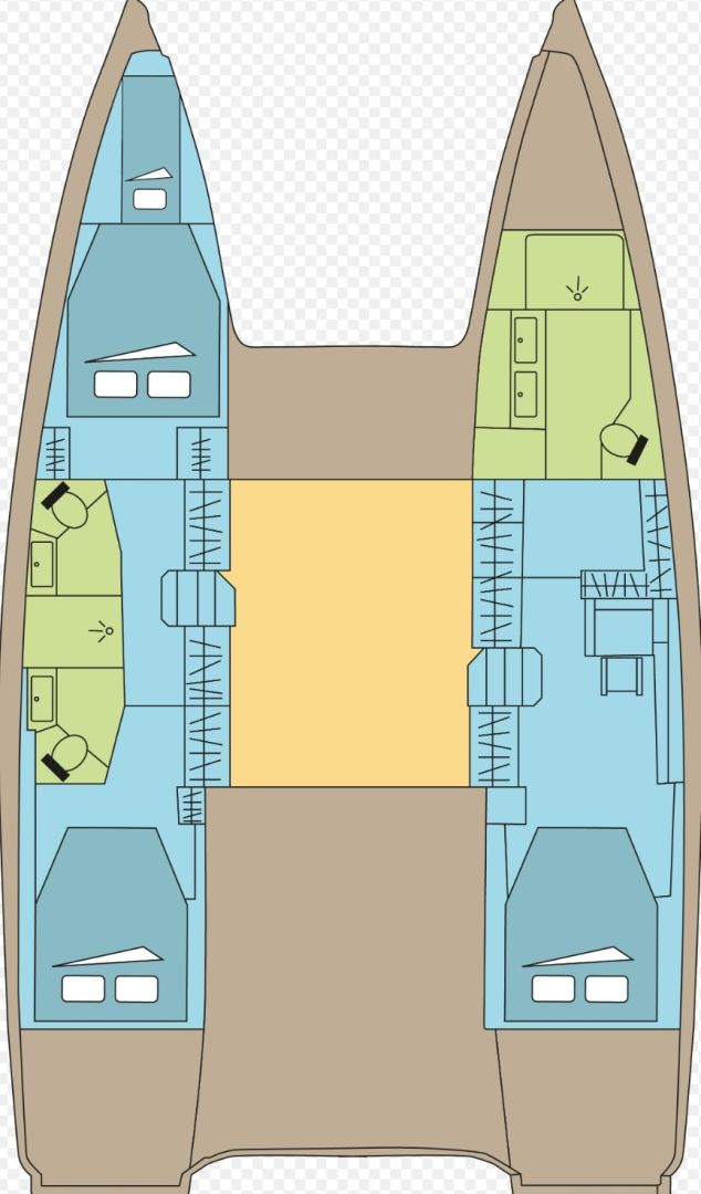 Location Catamaran à Olbia - Excess Excess 13 - 3 + 1 cab.