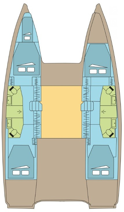 Location bateau Excess Excess 13 - 4 + 1 cab. à Zaton sur Samboat