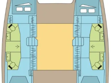 Location bateau Excess Excess 13 - 4 + 1 cab. à Zaton sur Samboat