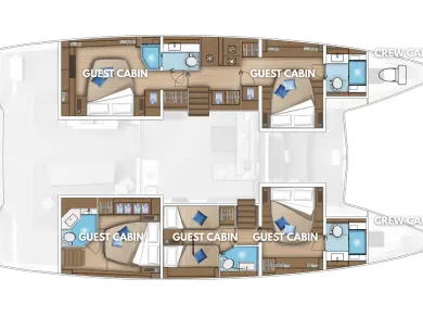 Catamaran à louer à Kaštela au meilleur prix